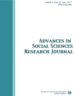 					View Vol. 4 No. 23 (2017): Advances in Social Sciences Research Journal
				