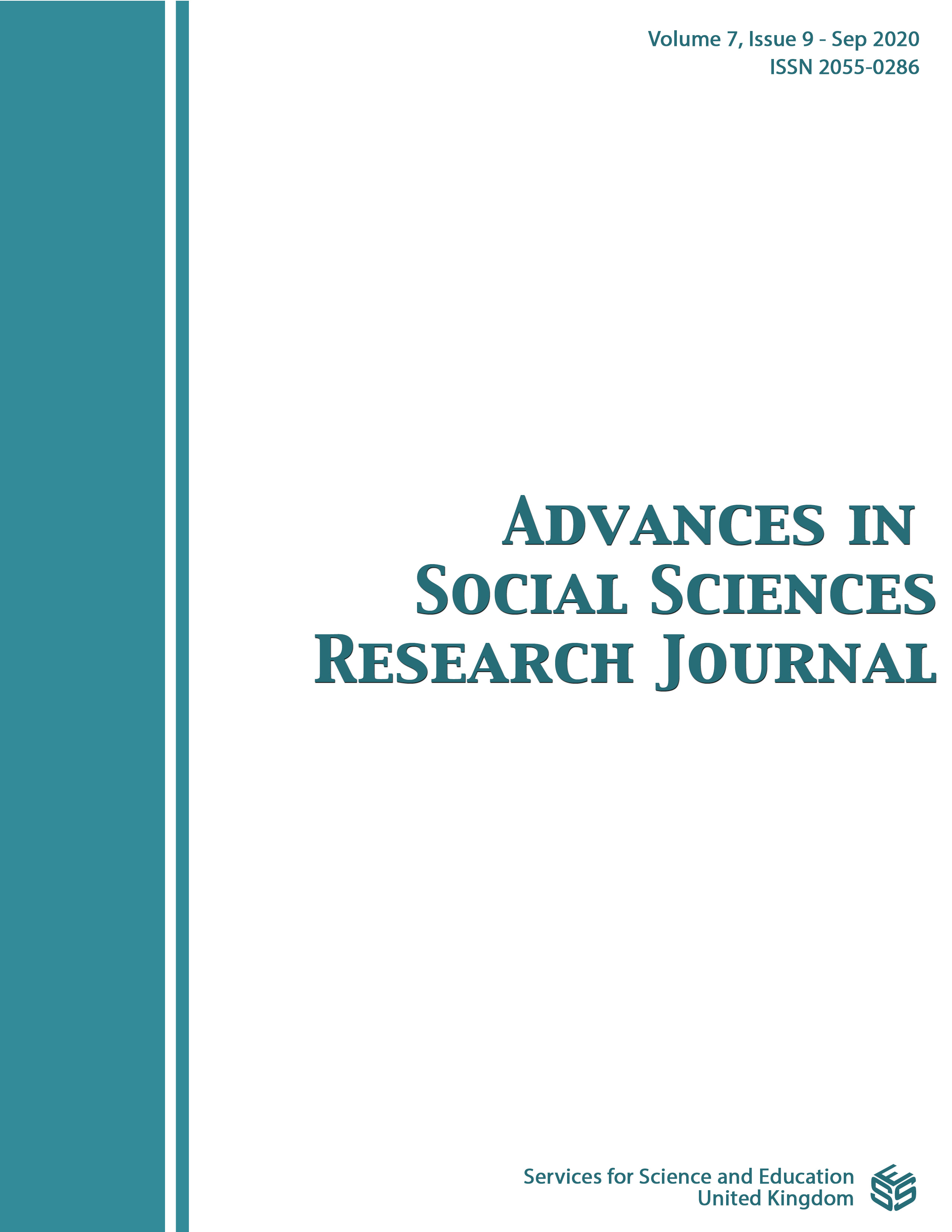 					View Vol. 7 No. 9 (2020): Advances in Social Sciences Research Journal
				